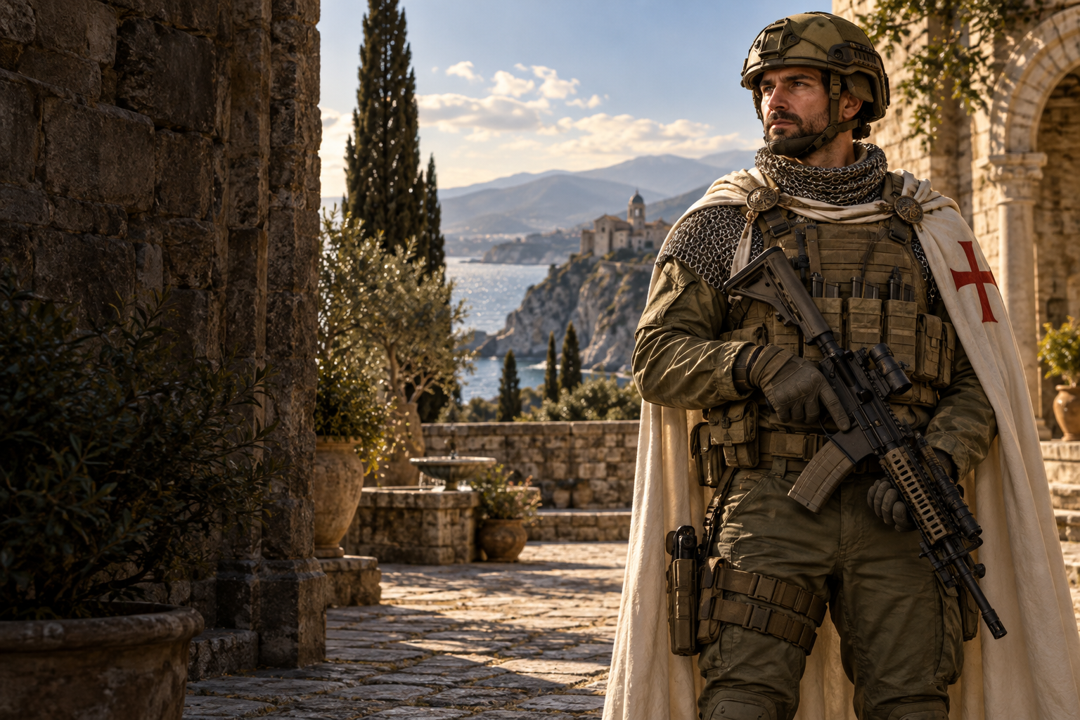 Fictional modern crusader character